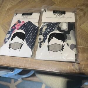brand new pack of 2-PLY face masks